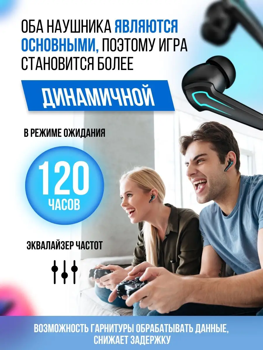 Беспроводные Наушники игровые вкладыши P36 HonShoop 59222712 купить за 794  ₽ в интернет-магазине Wildberries