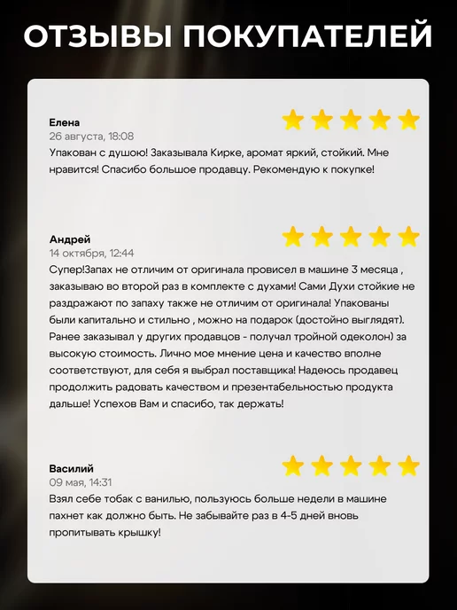 Ambre Fragrance Ароматизатор в машину для дома и офиса Kirke, вариант, фото 8