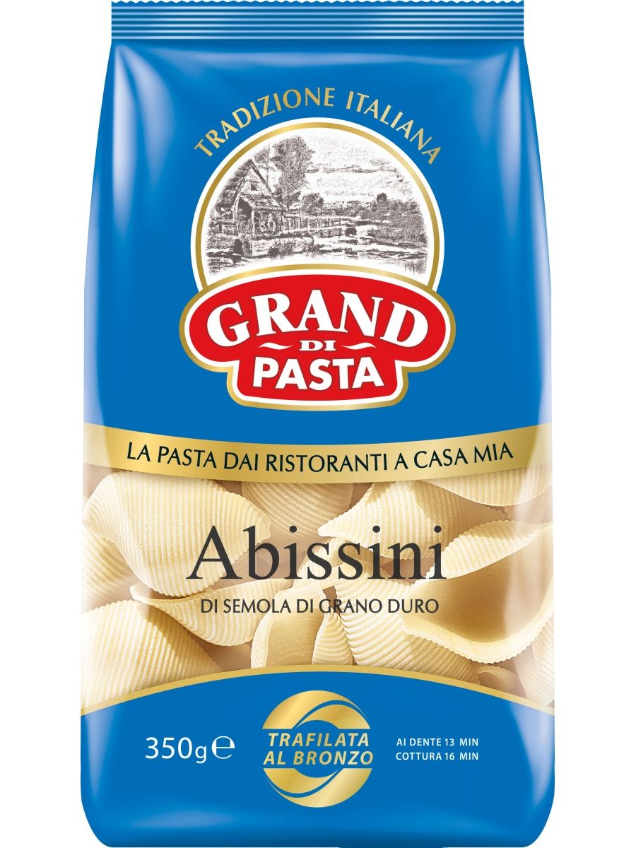 Макароны для запекания Abissini 350 г Grand di Pasta 59275200 купить за 90  ₽ в интернет-магазине Wildberries