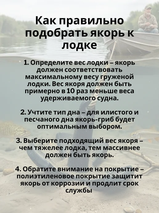 без бренда Контатек Якорь-гриб речной 5,4 кг, 5,4 кг, фото 4