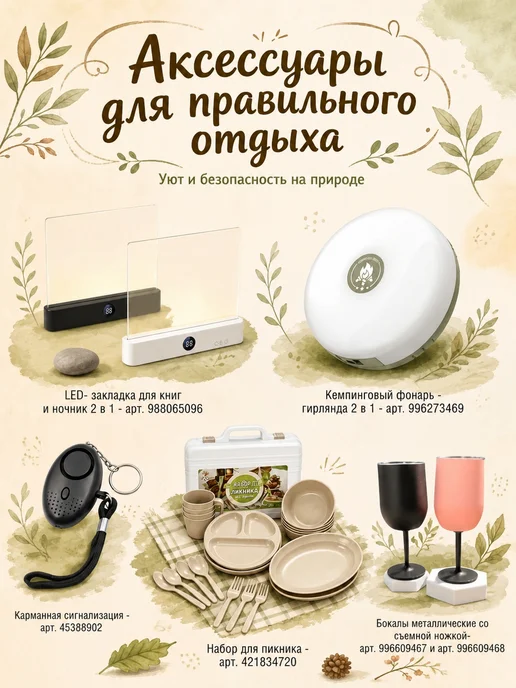 ADHARA Карманная сигнализация со светодиодным фонариком, серый, фото 5