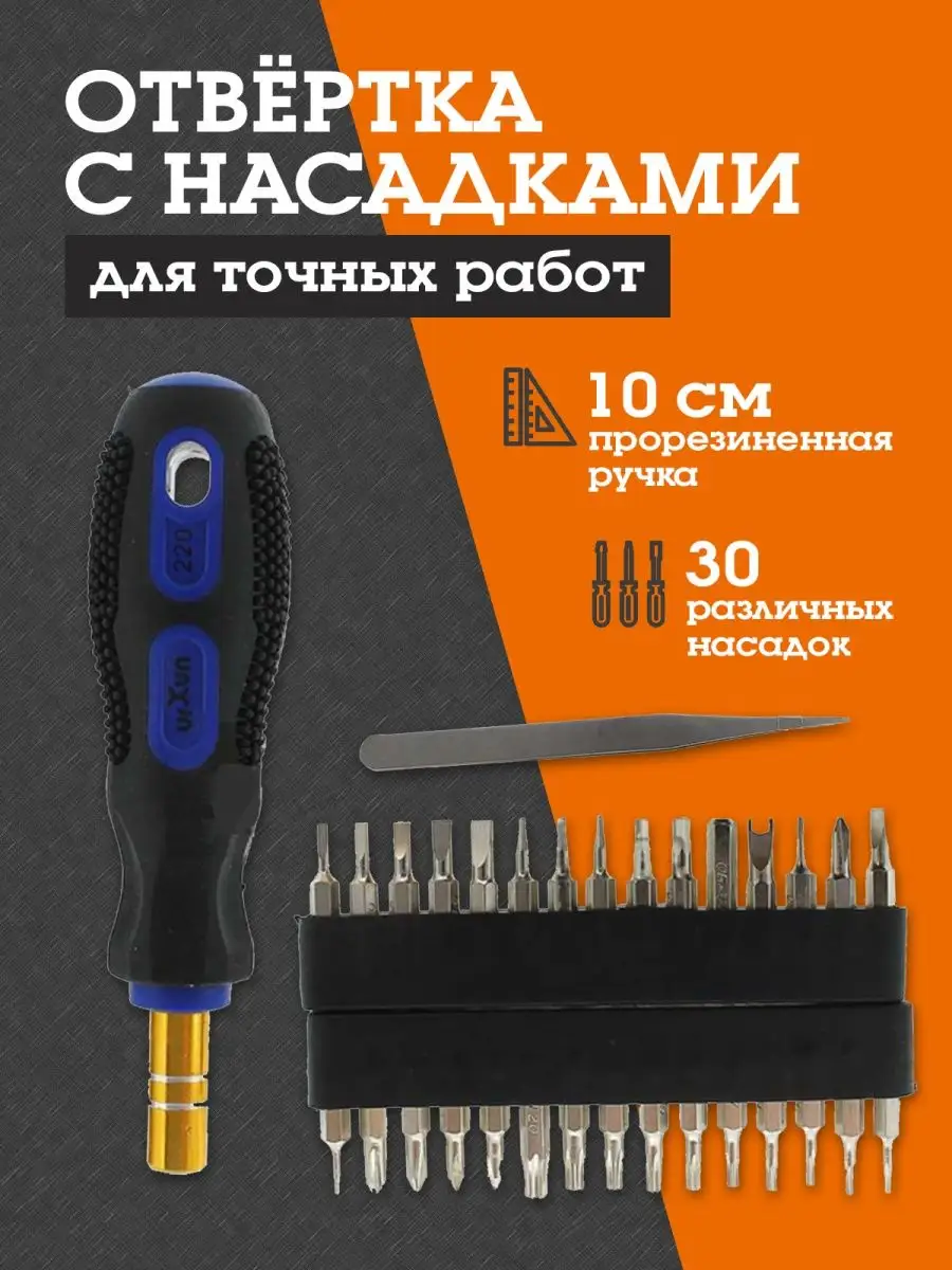 Набор отверток для точных работ ремонта техники IPMAT 59287921 купить в  интернет-магазине Wildberries