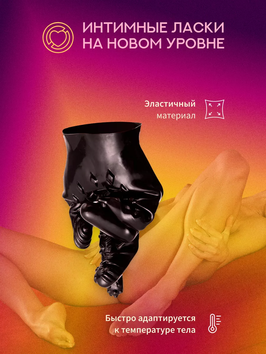 Перчатка для стимуляции мастурбатор секс игрушка