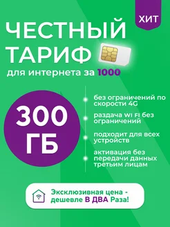 Сим-карта безлимитный интернет Мегафон Sim Guru 59337925 купить за 169 ₽ в интернет-магазине Wildberries