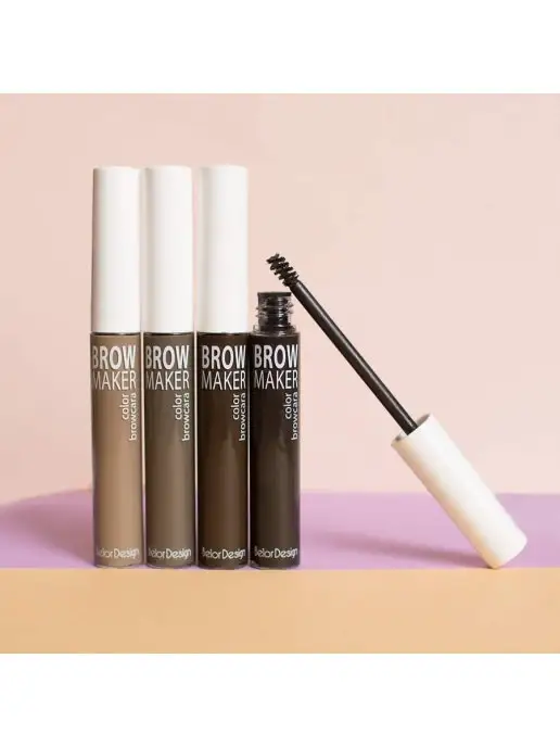 BELOR DESIGN Тушь для бровей BROW MAKER Тон 12 Шатен, вариант, фото 3