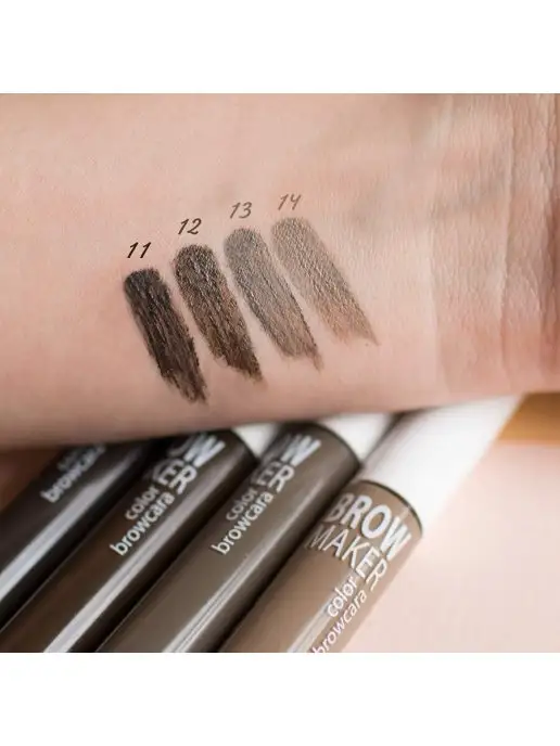 BELOR DESIGN Тушь для бровей BROW MAKER Тон 12 Шатен, вариант, фото 4