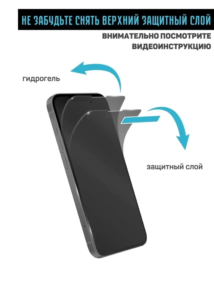 Гидрогелевая пленка на iPhone 13 13Pro Protective film 59375782 купить за 1  352 ₽ в интернет-магазине Wildberries