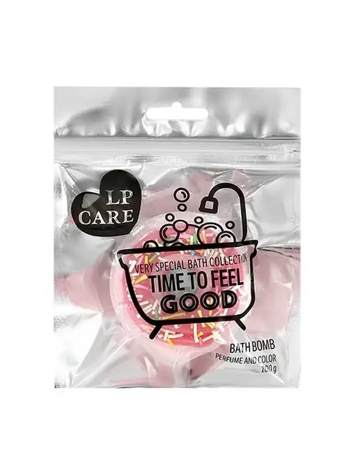 LP CARE Бомбочка для ванны (бурлящий шар) Пончик 100 г, 100 г, фото 4