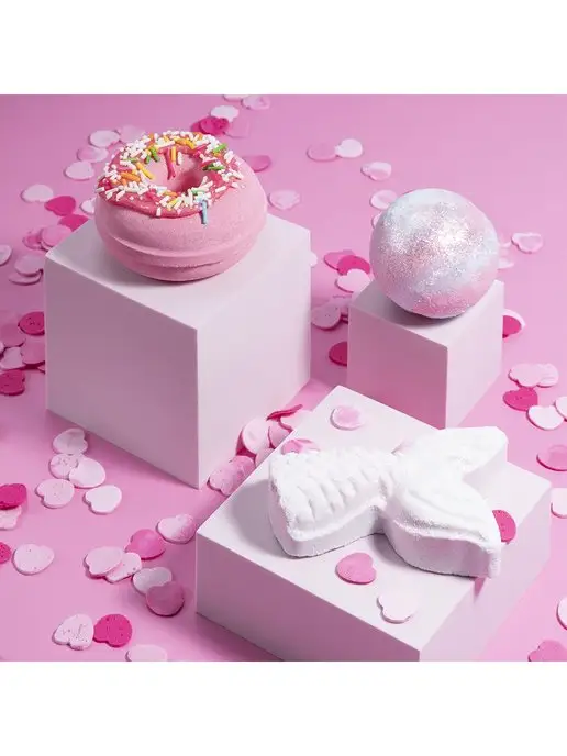 LP CARE Бомбочка для ванны (бурлящий шар) Пончик 100 г, 100 г, фото 6