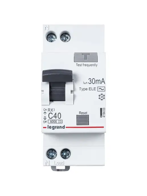 Legrand Дифавтомат 1р+N C 40А 30мА 6кА 419403, вариант, фото 4