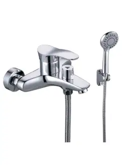 Смеситель для ванны и душа с коротким изливом vieir 59490517 купить за 7 407 ₽ в интернет-магазине Wildberries