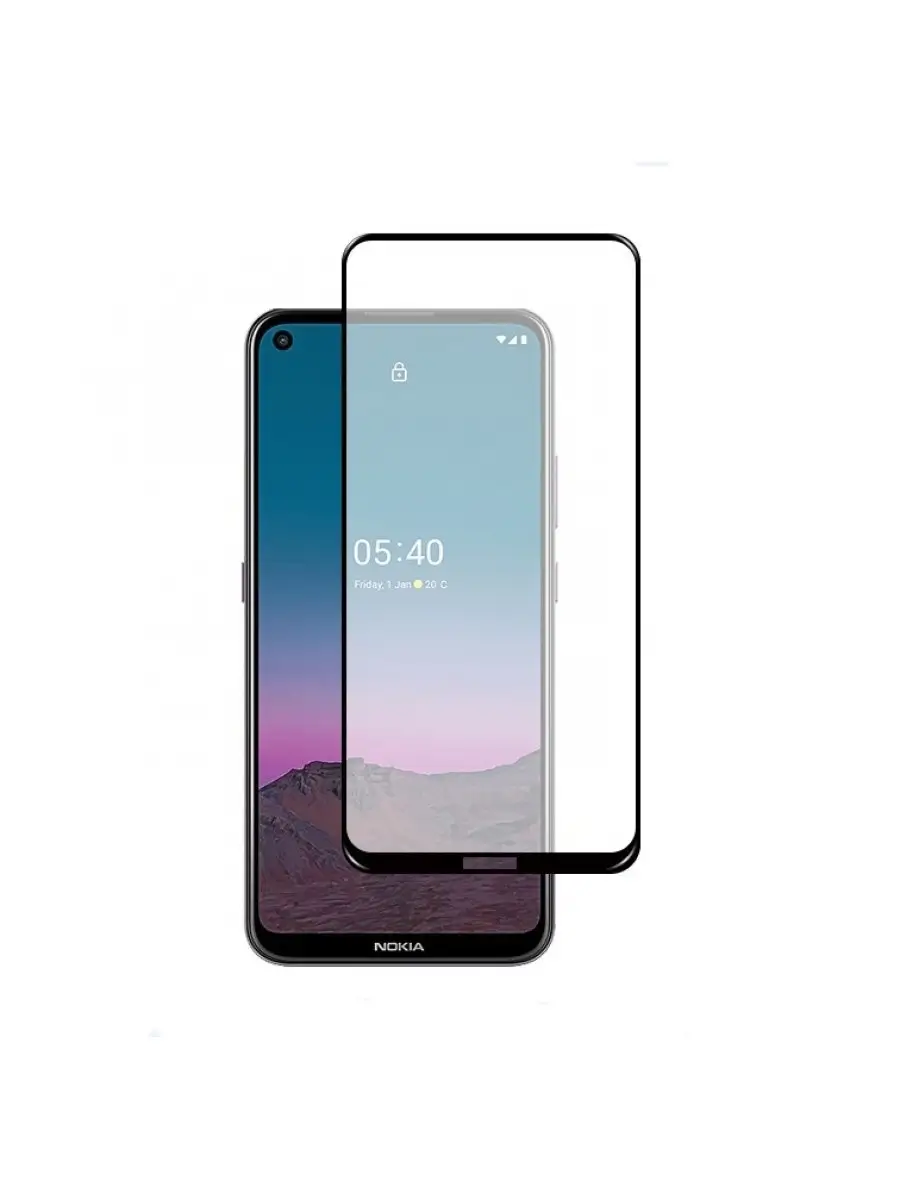 3D/5D защитное стекло для Nokia 5.4
