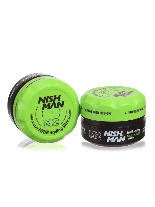 Nishman Глина для волос М2 Matte Clay Hair Styling Keratin 100 мл, 100 мл, фото 6