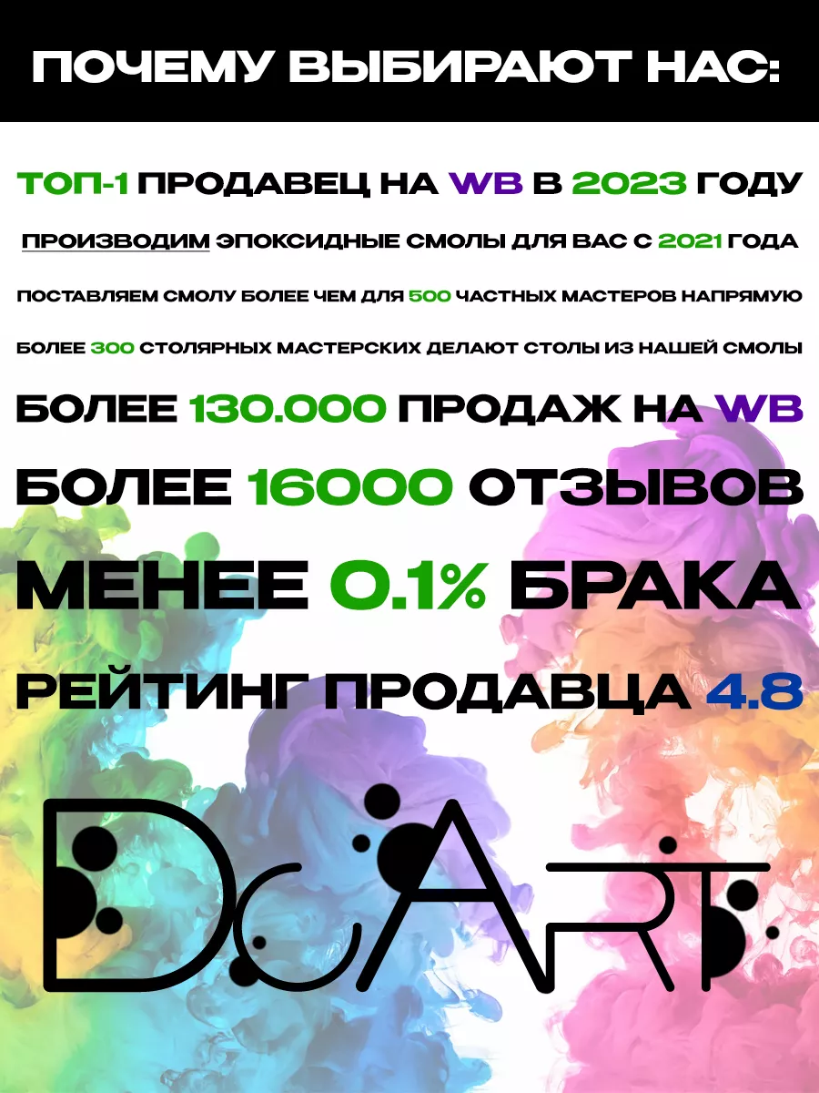 Эпоксидная смола для творчества 300 гp ювелирная DcArt 59559467 купить за  365 ₽ в интернет-магазине Wildberries