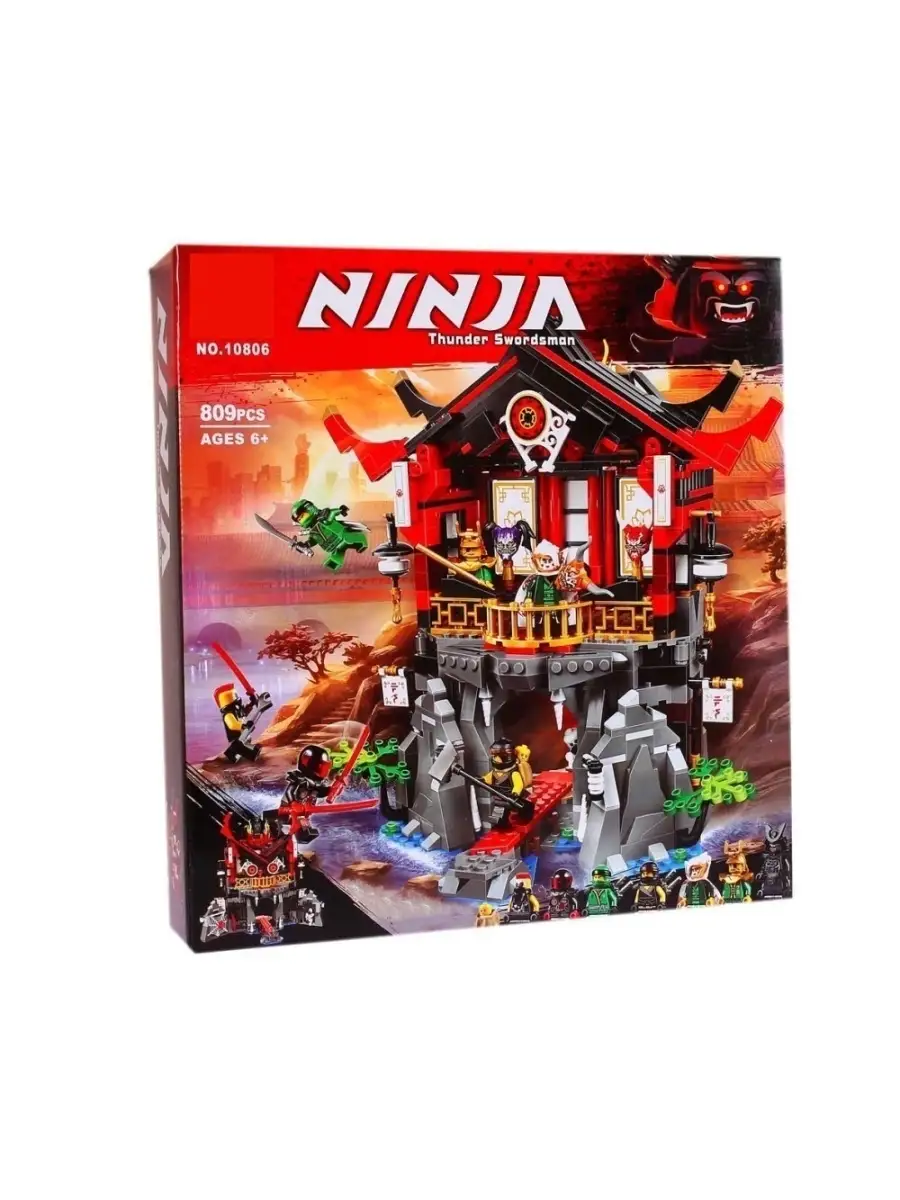 Конструктор Ниндзяго Ninjago Храм Воскресения аналог LEGO LEGO 59571800  купить за 4 356 ₽ в интернет-магазине Wildberries