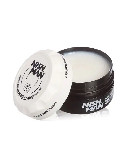 Nishman Матовая помадка F1 Fibre Cream Hair Styling Pomade, бежевый, фото 4