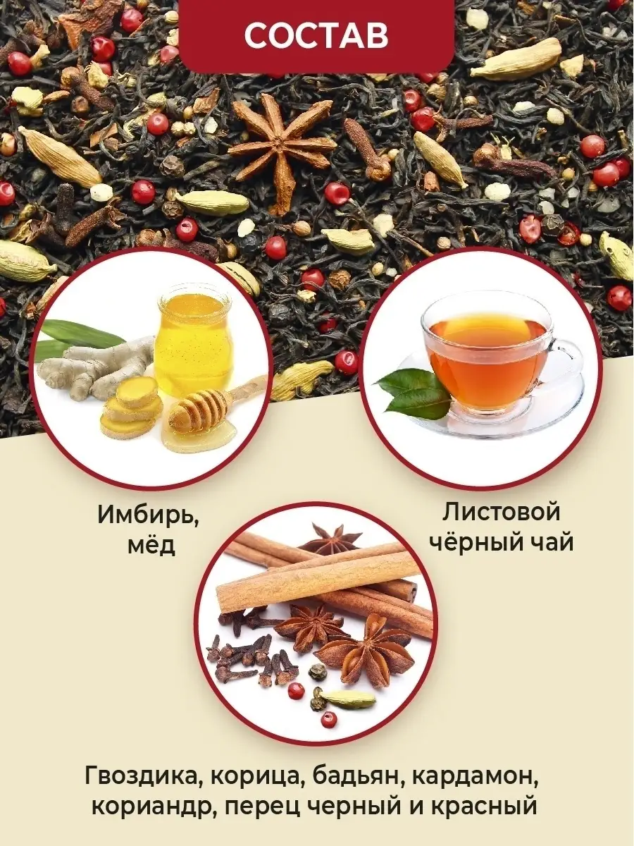 Чай Медовая Масала Пряный Подарок Amazing TEA 59607365 купить за 320 ₽ в  интернет-магазине Wildberries