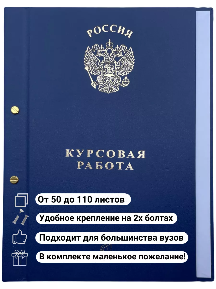 Папка канцелярская, курсовая работа. ООО Издательство Лема 59766367 купить  за 465 ₽ в интернет-магазине Wildberries