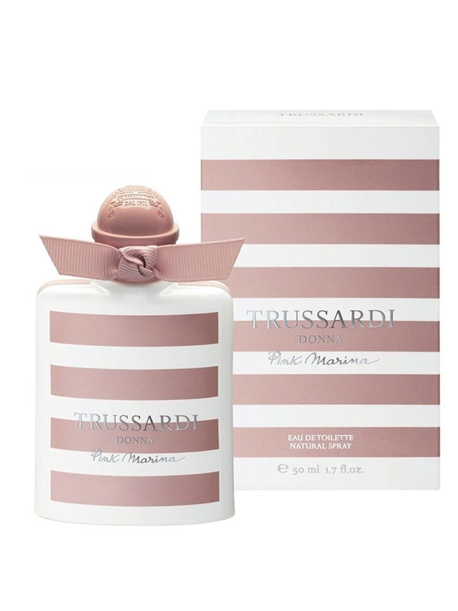 Труссарди пинк. Trussardi Donna Pink Marina туалетная вода 100 мл тестер. Духи Труссарди женские розовые Донна. Donna Pink Marina от Trussardi. Духи полосатые Труссарди розовые.