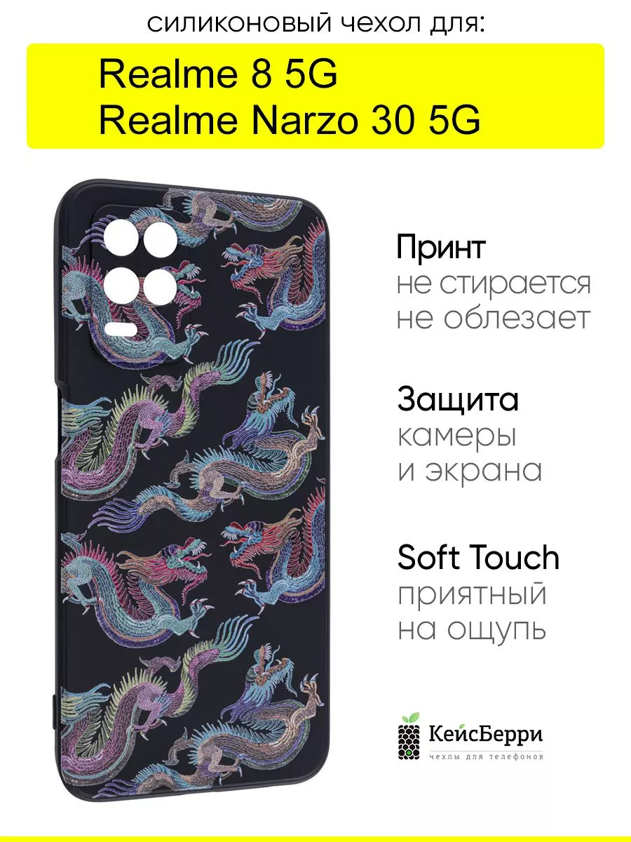 Чехол для Realme Narzo 30 5G / Realme 8 5G, серия Soft Realme 59944813  купить за 354 ₽ в интернет-магазине Wildberries