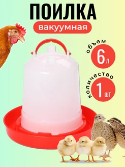 Поилка для кур и птиц 6 л 1 шт Кормушки для кур 59974305 купить за 765 ₽ в интернет-магазине Wildberries