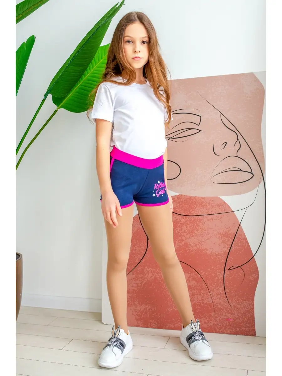 Детские модные шорты для девочки (Артикул: 2132)