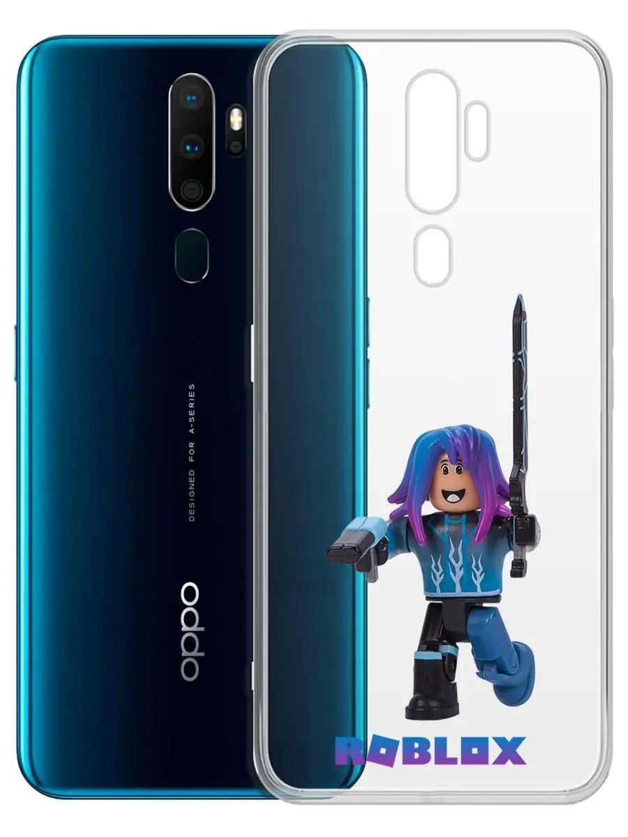 Roblox / Силиконовый чехол / бампер / накладка для OPPO A5 (2020) / OPPO A9  (2020) Krutoff 60015912 купить в интернет-магазине Wildberries