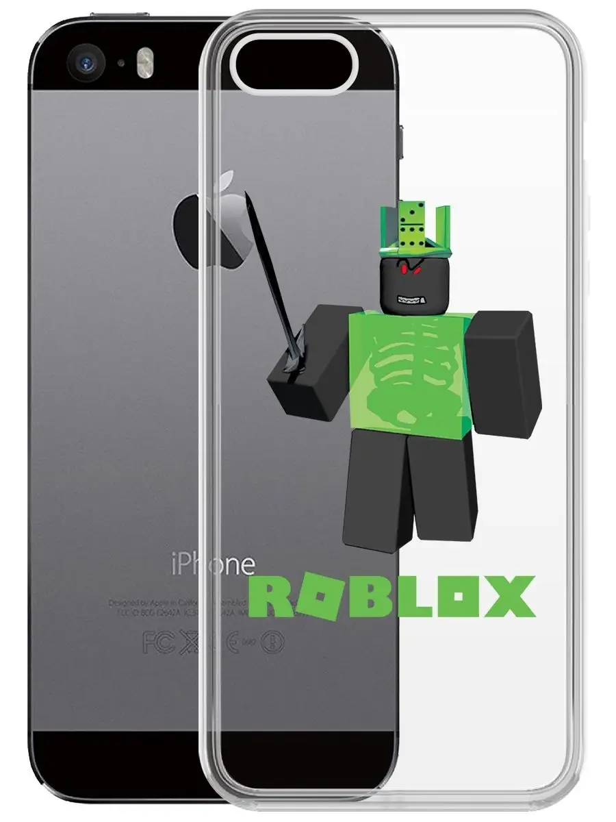 Roblox / Силиконовый чехол / бампер / накладка для iPhone 5 / iPhone 5s /  Айфон 5 / Айфон 5с Krutoff 60016695 купить за 183 ₽ в интернет-магазине  Wildberries