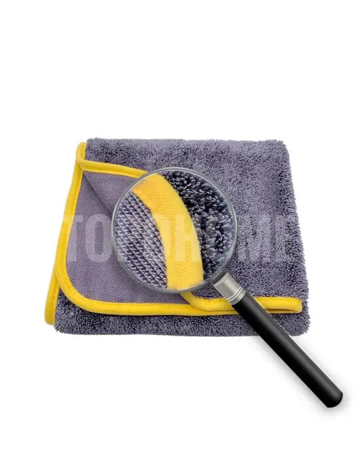 Topohome Премиальное полотенце для сушки авто Car Drying Towel 50x60, 50x60, фото 2