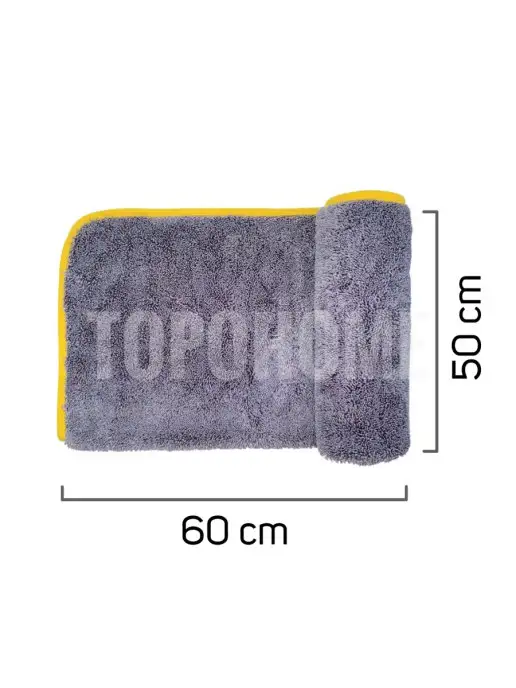 Topohome Премиальное полотенце для сушки авто Car Drying Towel 50x60, 50x60, фото 3