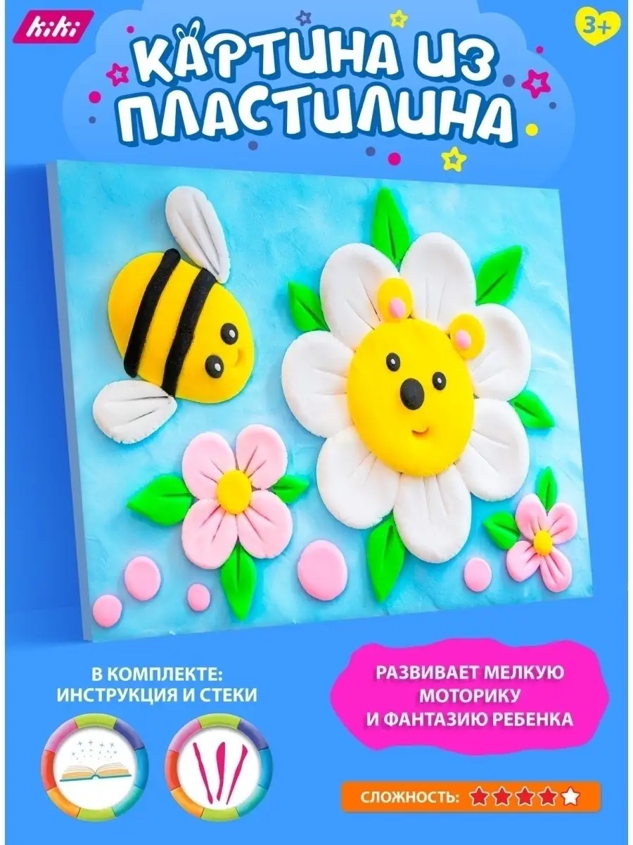Пчелка из пластилина