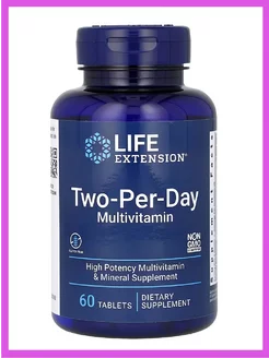 Мультивитамины Two-Per-Day Tablets Life Extension 60094501 купить за 1 663 ₽ в интернет-магазине Wildberries