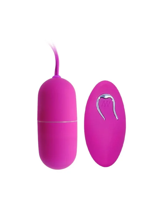 Baile Pretty Love Виброяйцо дистанционное 12 режимов розовый, розовый