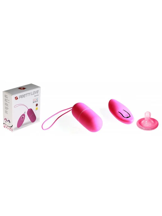 Baile Pretty Love Виброяйцо дистанционное 12 режимов розовый, розовый, фото 5