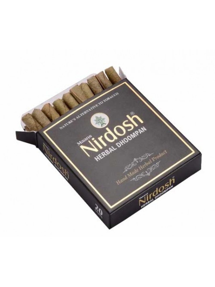 20 сигарилл. Нирдош с фильтром 20 шт. Nirdosh Herbal Dhoompan. Nirdosh сигареты. Nirdosh (20шт) без фильтра.