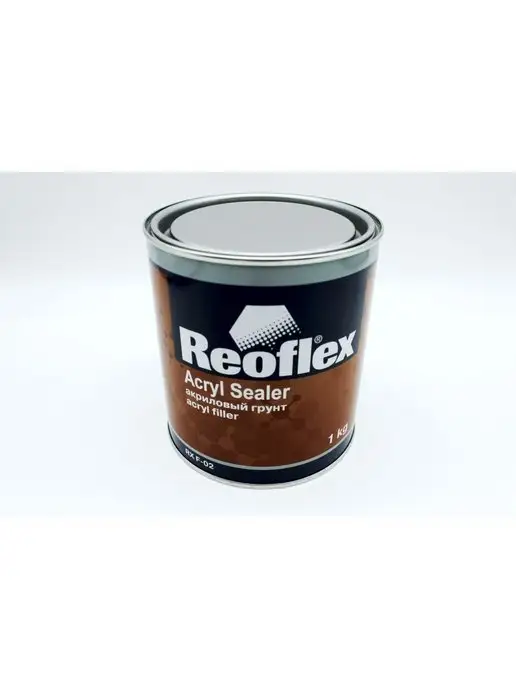 Reoflex Грунт Акриловый 1K серый 1кг, 1 кг, черный, фото 3