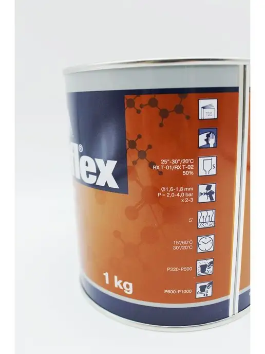 Reoflex Грунт Акриловый 1K серый 1кг, 1 кг, черный, фото 4