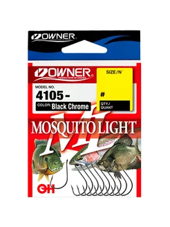 Крючки одинарные Mosquito Light BC 4105 №8 (11шт) Owner 60353149 купить за 226 ₽ в интернет-магазине Wildberries