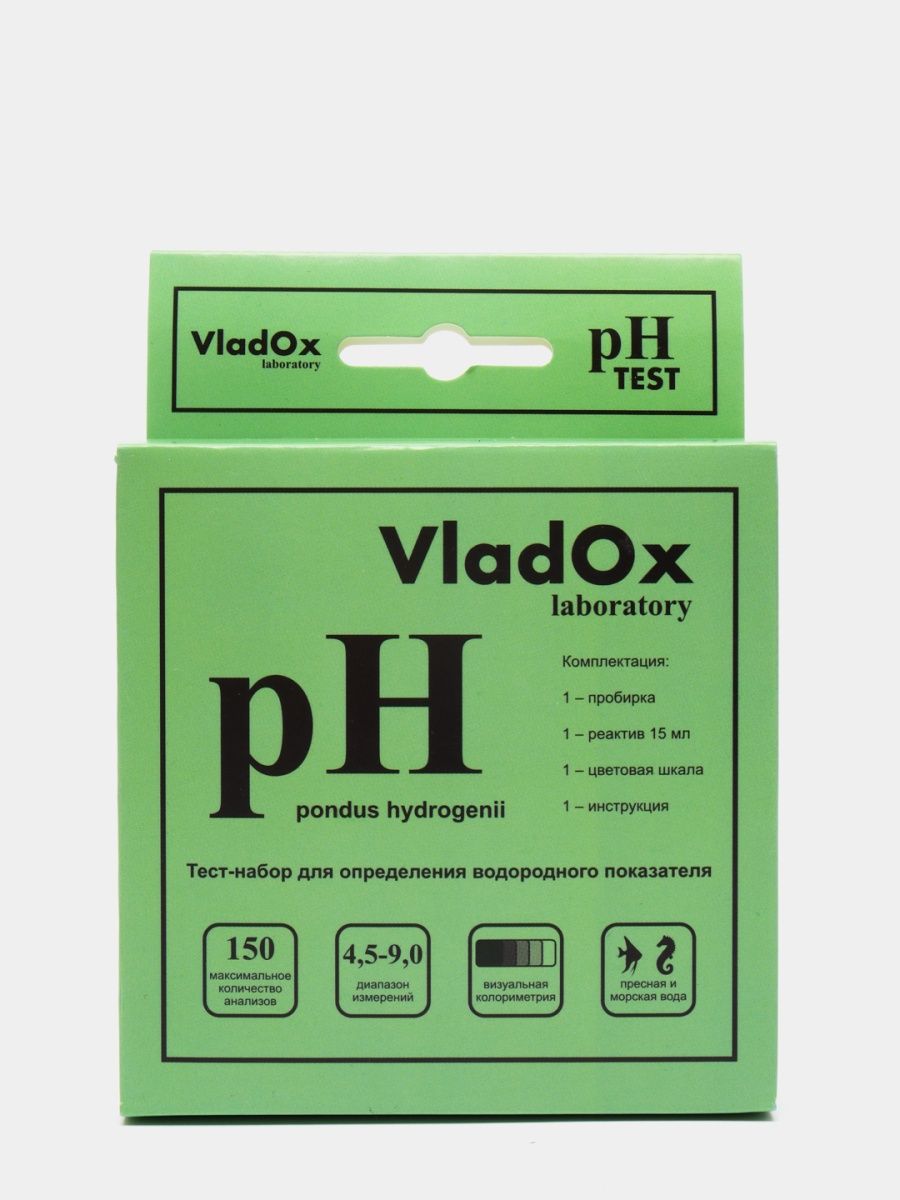 Набор тестов для аквариума VLADOX. VLADOX GH. Набор реагентов для измерения PH. VLADOX набор для измерения жесткости воды. Тест кислотности масла