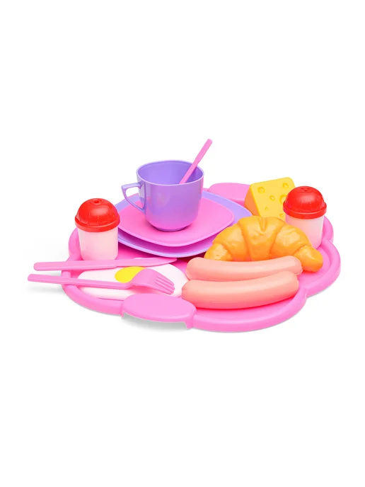 стром Игрушечная посуда и игрушечная еда для кукол Поднос, фиолетовый