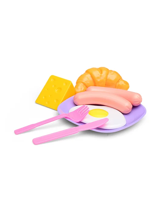 стром Игрушечная посуда и игрушечная еда для кукол Поднос, фиолетовый, фото 2
