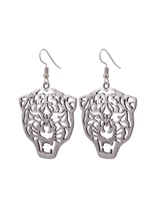 Серьги Тигр, дикая кошка OTOKODESIGN