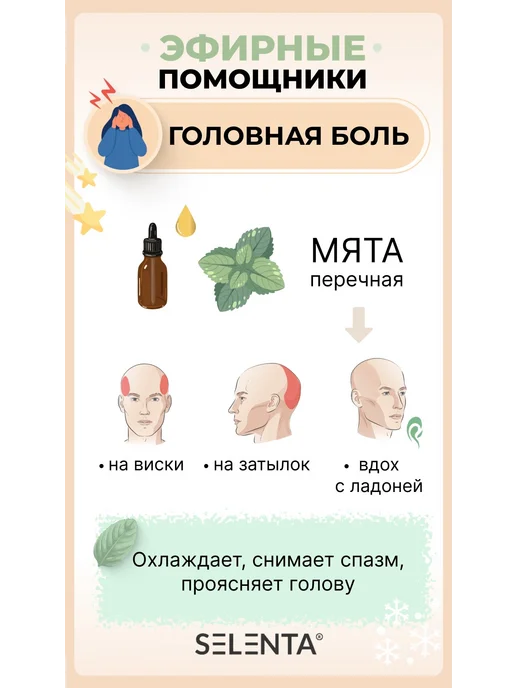 Selenta Эфирное масло Мяты Перечной Водо. 10мл, 10 мл, фото 5