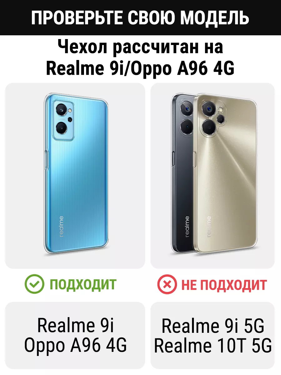 Чехол на Realme 9i / Oppo A96 4G с рисунком Realme 60426226 купить за 407 ₽  в интернет-магазине Wildberries