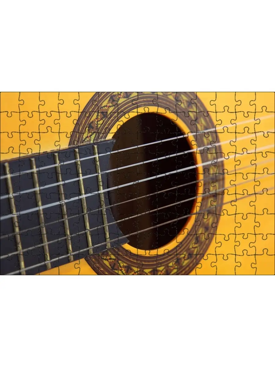 Магнитный пазл 27x18см."Акустический, группа"