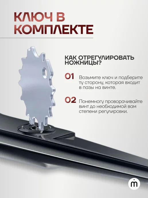 Melon Pro Ножницы парикмахерские филировочные 6.0, черный, фото 7