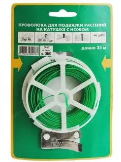 Проволока для подвязки на катушке, L 25м Грин Бэлт 60587050 купить за 143 ₽ в интернет-магазине Wildberries