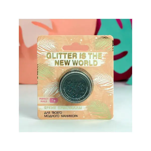 Декор для маникюра, глиттер