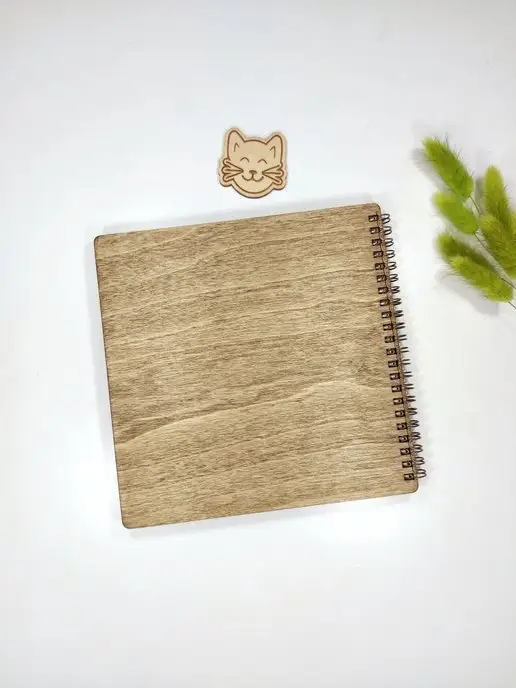 grey_cat_54 Книга пожеланий на свадьбу, коричневый, фото 4