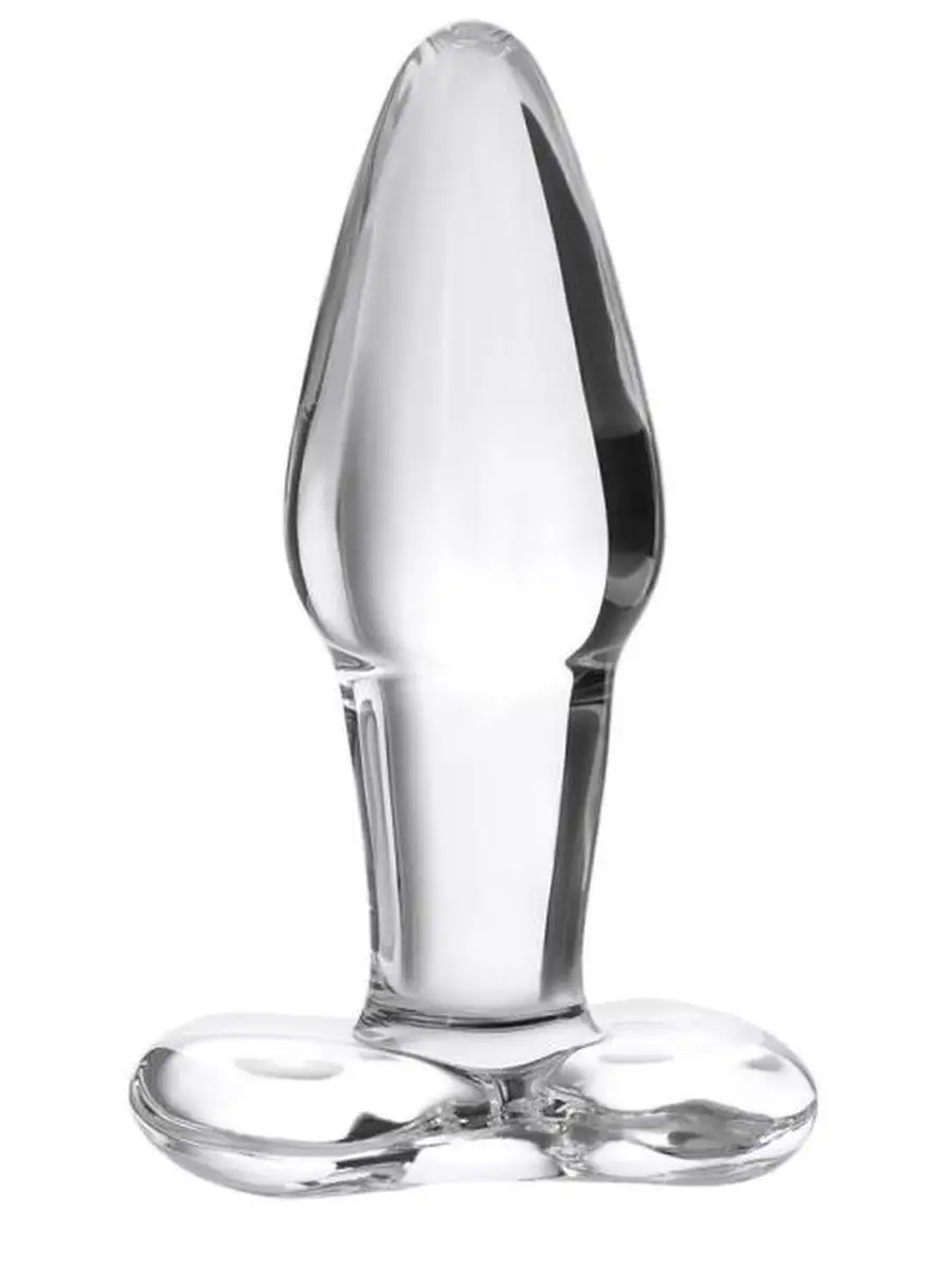 Анальная втулка Sexus Glass стеклянная, прозрачная, 10 см